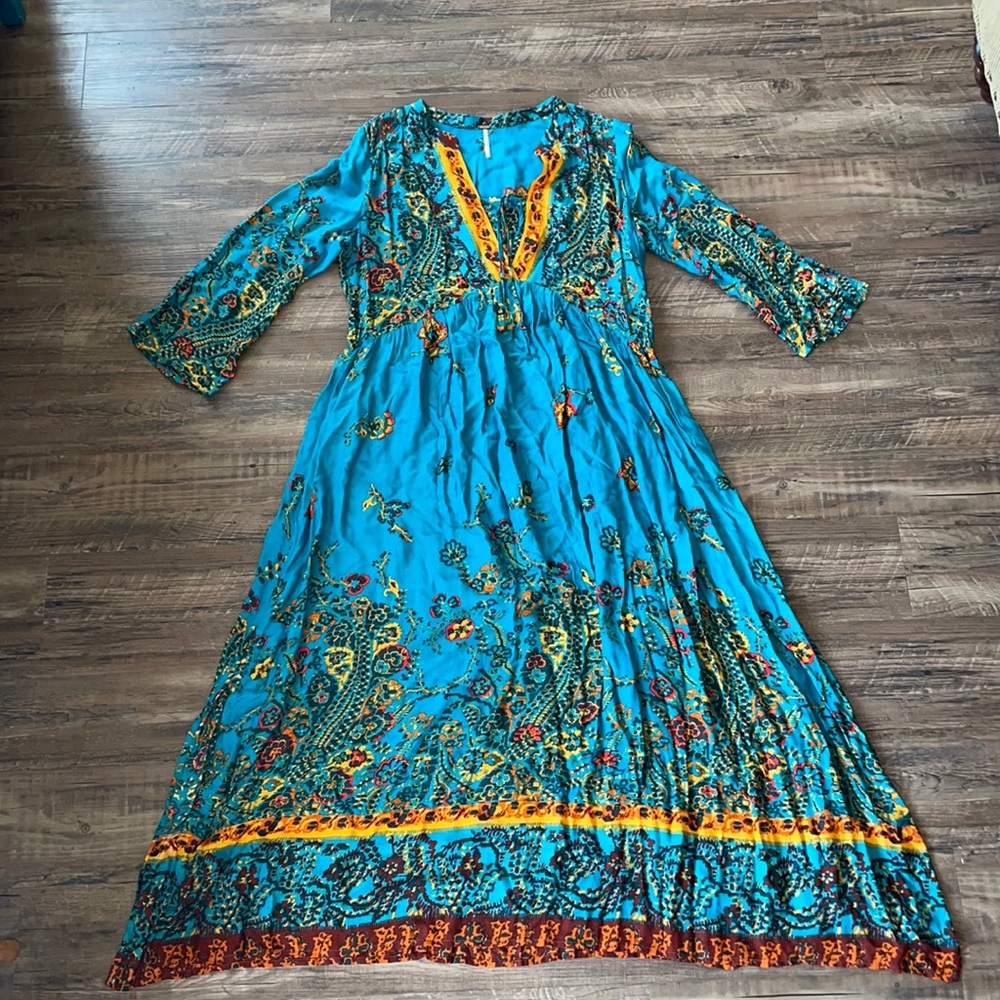 Free People Floral Maxi Dress Sz. M